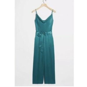 NEW Anthropologie Bl-nk Alizia Cowl Neck Jumpsuit